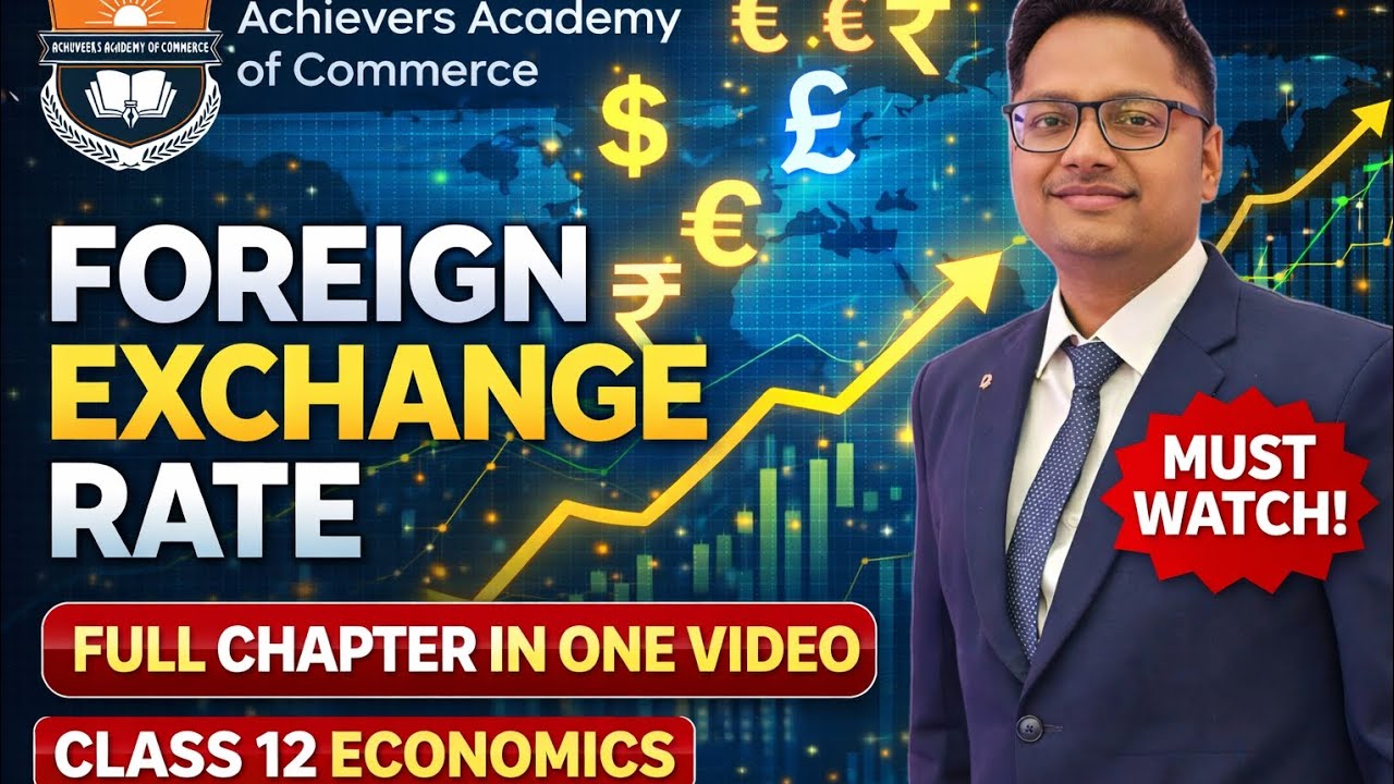 Foreign Exchange Rate Complete Explanation | Macro Economics |@ACHIEVERSacademyofCommerce-g3f 
