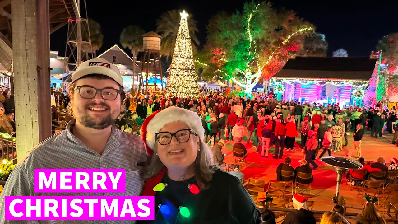 The Villages Florida | Brownwood Town Square Christmas Tree 🎄 Festival