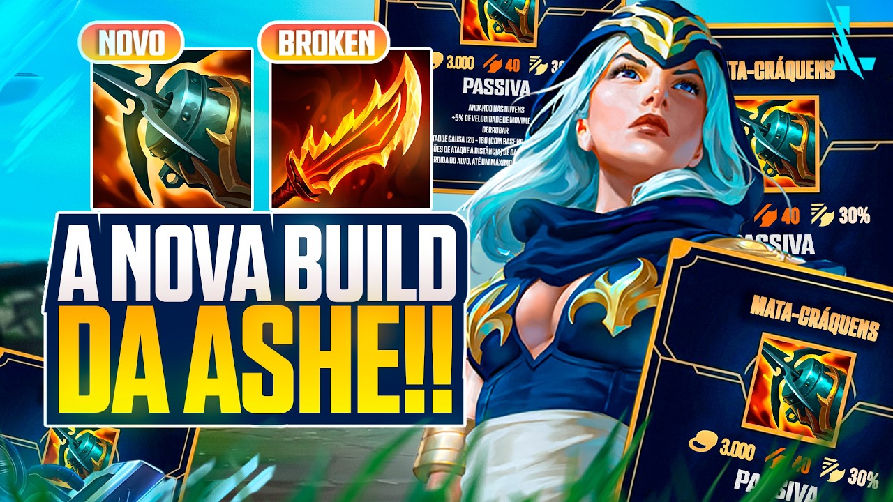 A NOVA BUILD DA ASHE COM MATA-CRÁQUENS NO PATCH 7.0D (ESSE ITEM É UM BOMBA)  | LoL Wild Rift