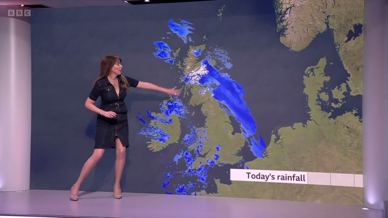 Elizabeth Rizzini - Weather - January 27th 2026 - BBC News at Six (HD)