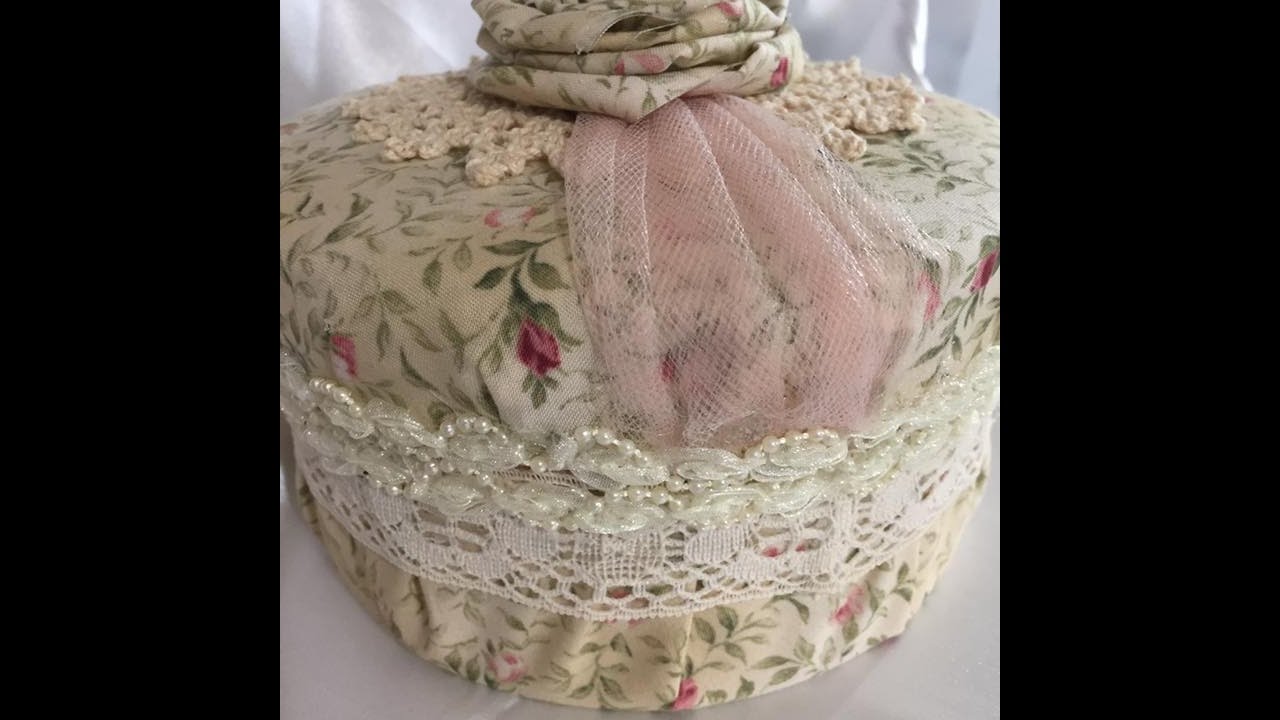 TT- Fabric Covered Box- Including the Inside Lining