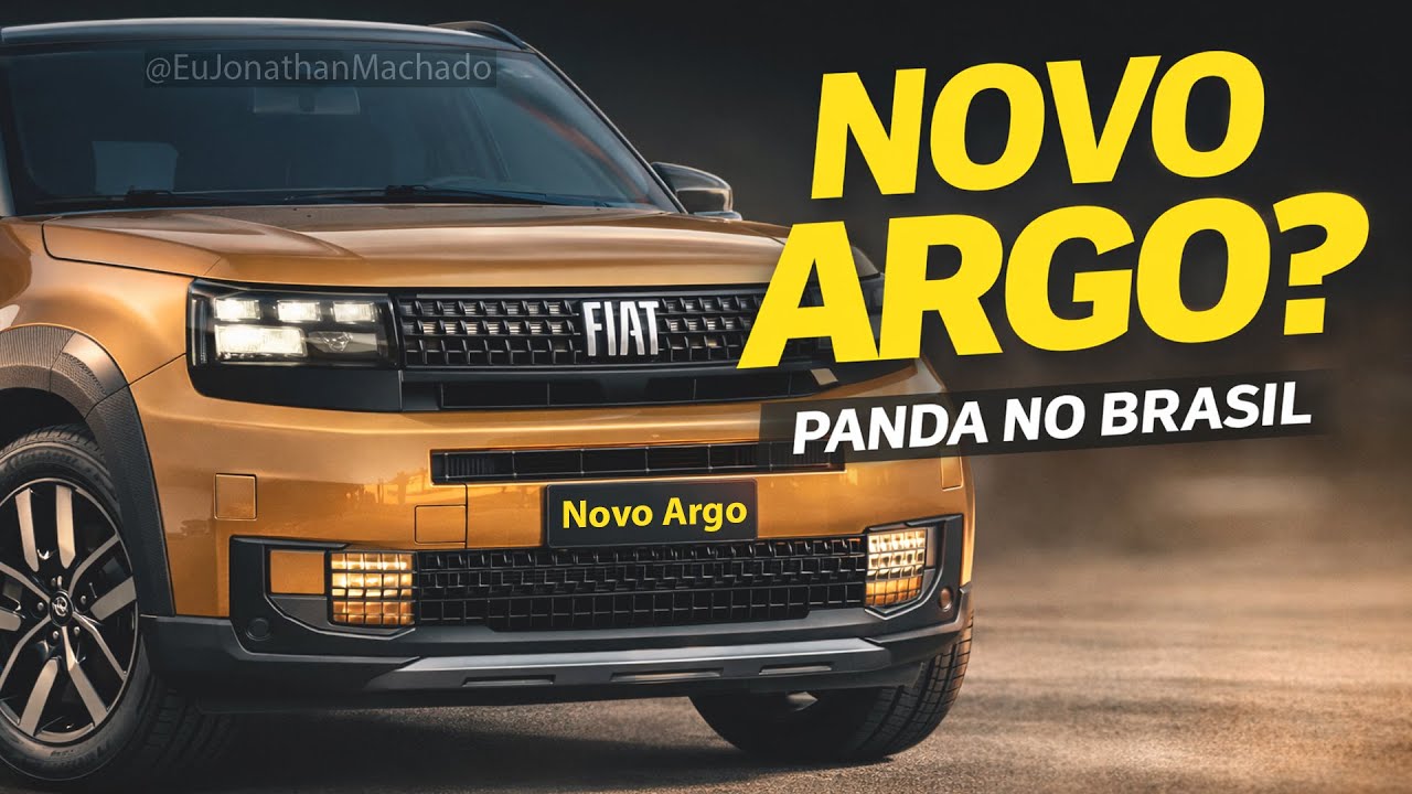 NOVO ARGO CONFIRMADO! Fiat deixa o Uno no passado e traz o Panda pro Brasil | GM quase lançou…