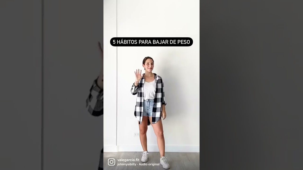 5 H&Aacute;BITOS PARA BAJAR DE PESO‼️ #h&aacute;bitos #tips #consejos #bajardepeso #adelgazar