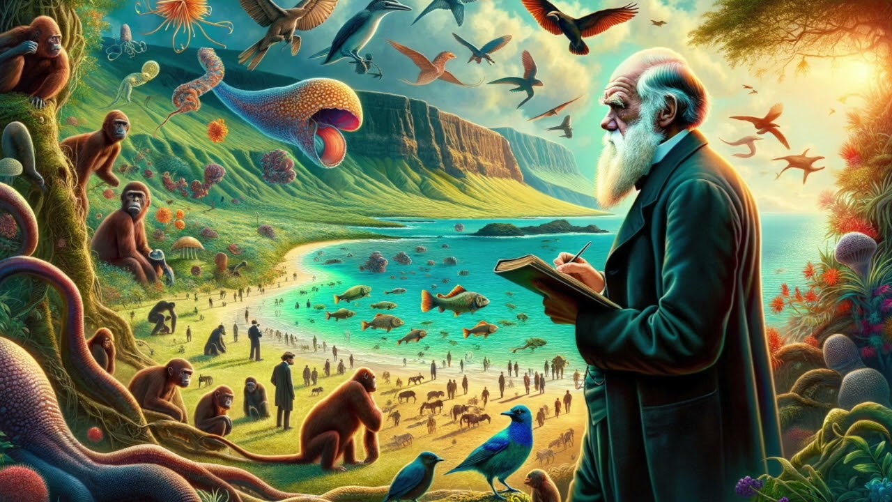THE AUTOBIOGRAPHY OF CHARLES DARWIN, All Four Parts, Unabridged