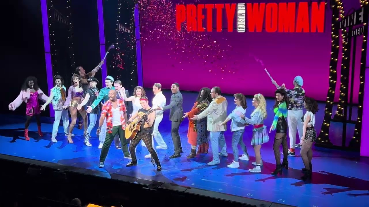 Pretty Woman The Musical @ The Alexandra Theatre Birmingham, UK Tour Curtain Call (10/18/2023)