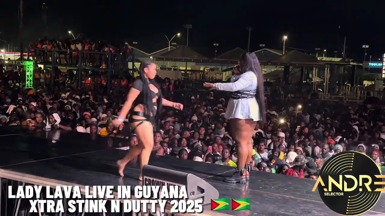 LADY LAVA LIVE IN GUYANA  🇬🇾🇬🇾 | XTRA STINK N DUTTY JOUVERT