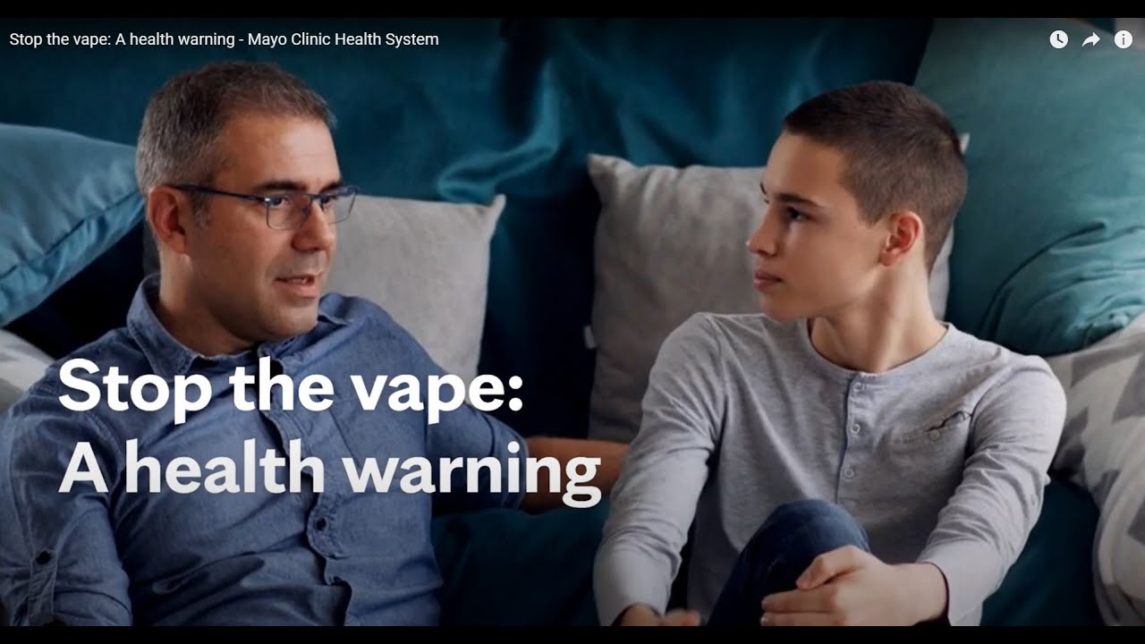 Stop the vape: A health warning - Mayo Clinic Health System