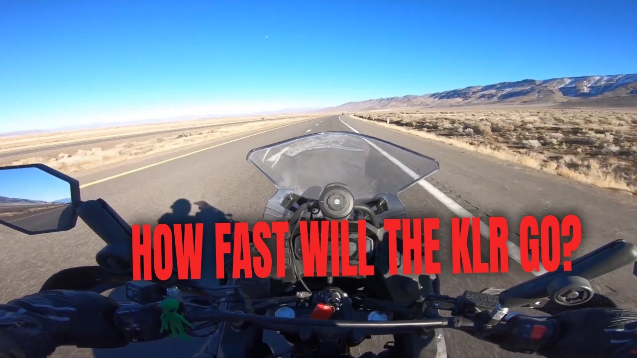 2022 Kawasaki KLR | Top Speed