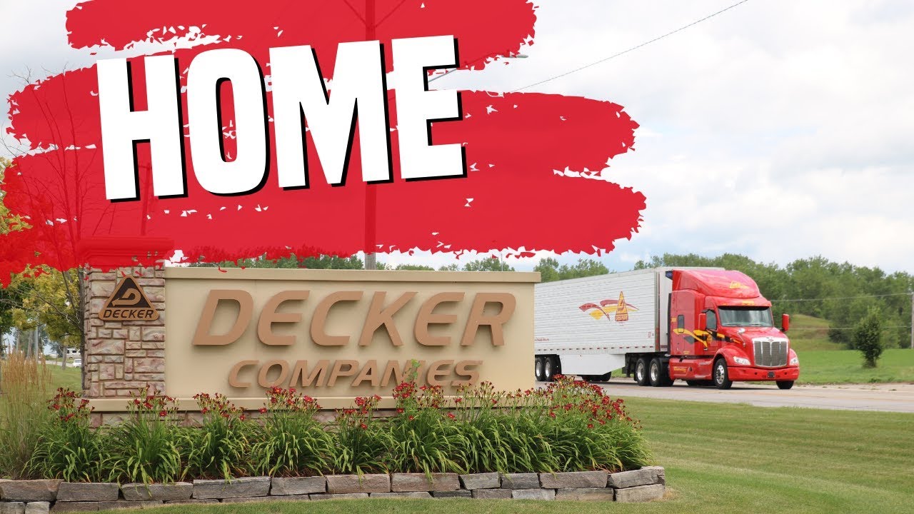 Drive for Decker Truck Line a Top Trucking Company - Decker Equipment