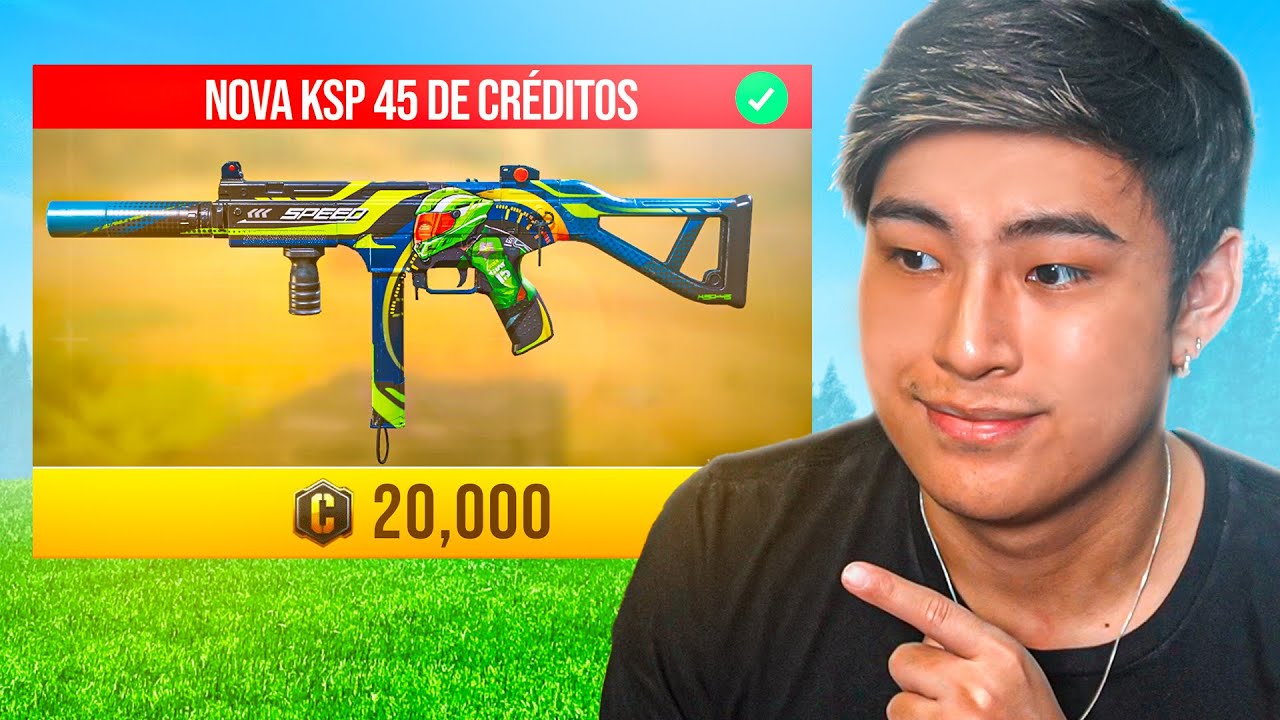*NOVA* KSP 45 DE 20,000 CRÉDITOS DO COD MOBILE!