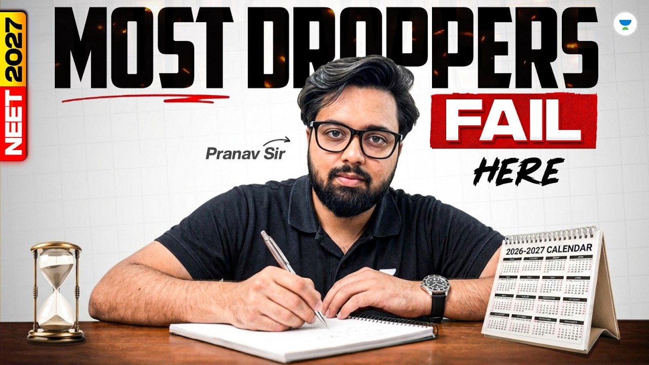 Most NEET 2027 Droppers FAIL Here  | Biggest Mistakes Every Aspirant Must Avoid | Pranav Sir