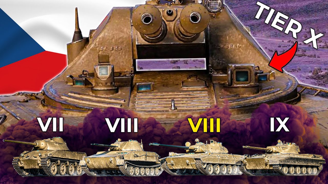 New Autocannon Czech LT Tech Tree Preview | World of Tanks