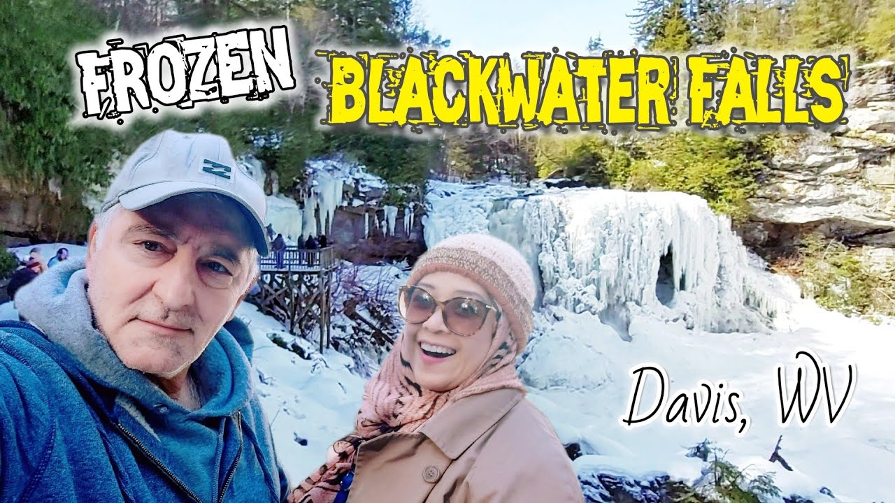 Frozen Breathtaking Solid Ice Walls: Blackwater Falls State Park, WV 🧊