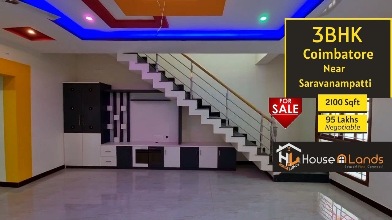 House for sale in Saravanampatti | Semi furnished | Duplex house | 3BHK | Independent house