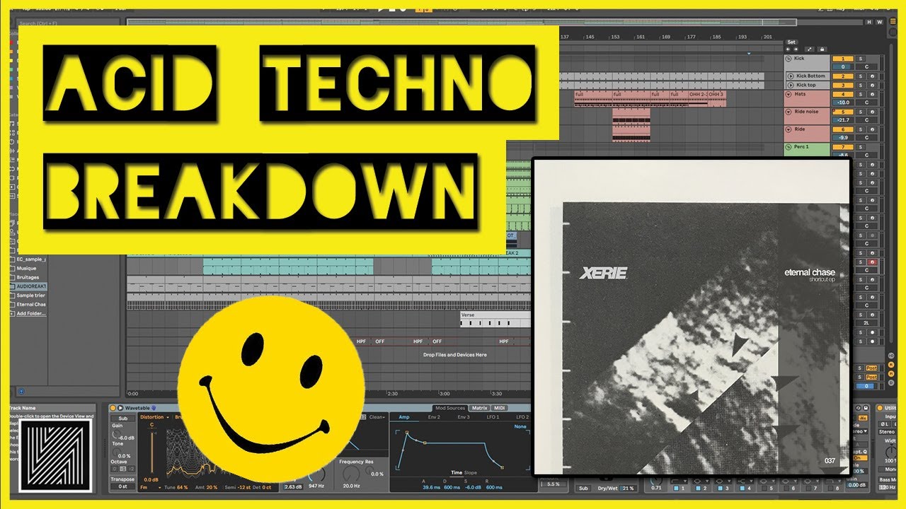 Acid Techno Track Breakdown (Ableton Techno tutorial)