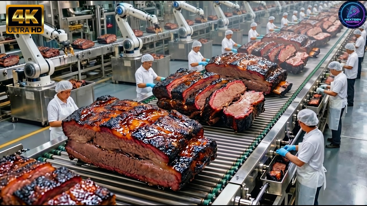 Inside Factory: From Fresh Beef to Gourmet BBQ - The Ultimate Industrial Process