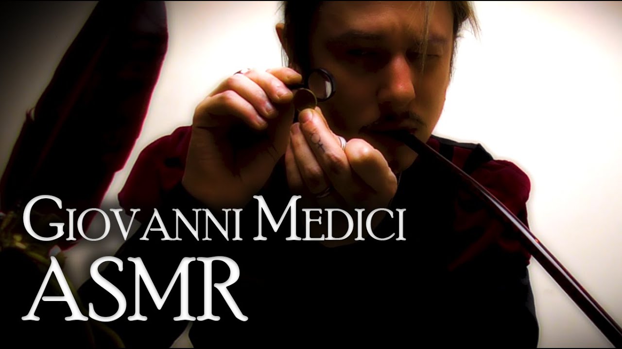 Giovanni Medici Tests & Counts Coins ASMR (Delicate Sounds ASMR, little talking)