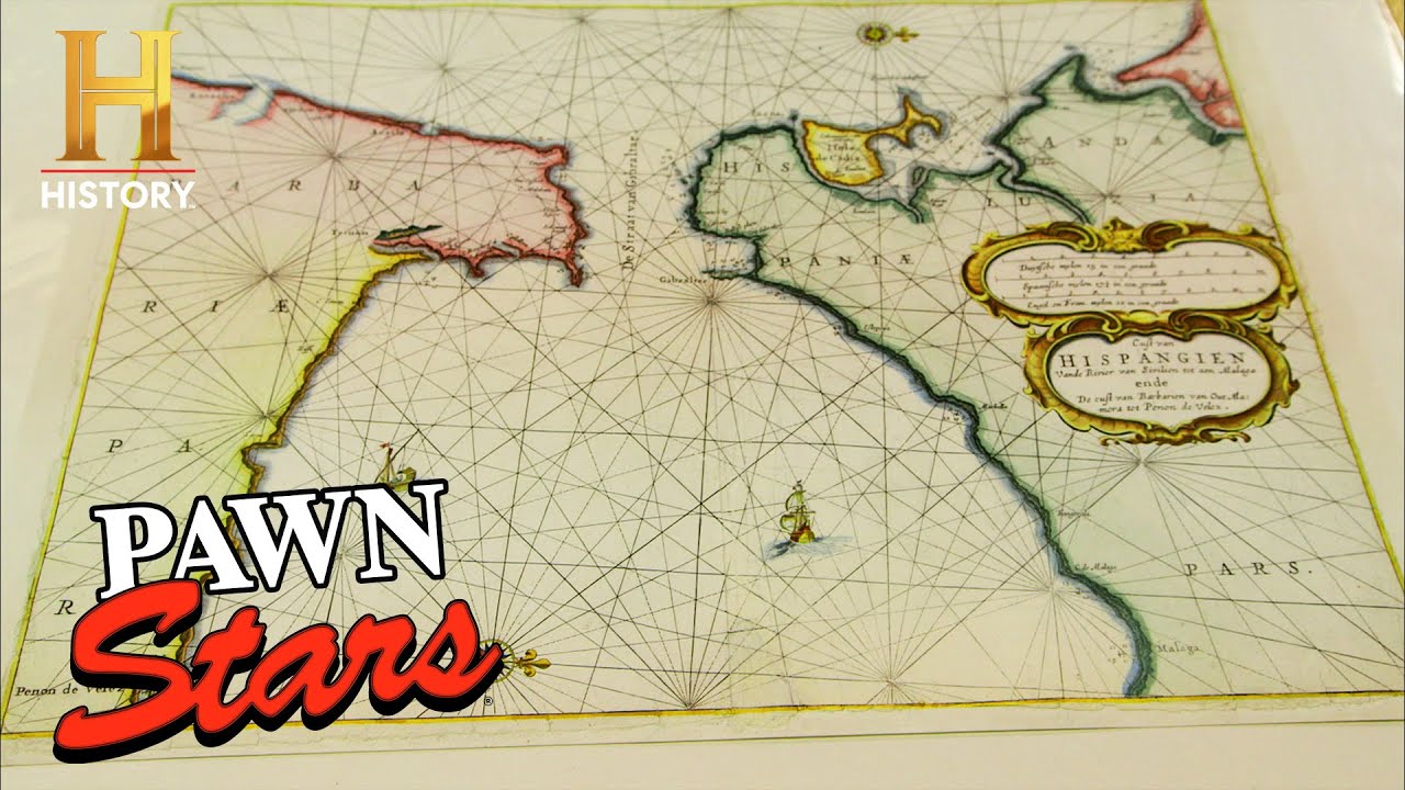 Pawn Stars Do America: RESTORED 1660 MAP MAKES RICK A BIG PROFIT! (Season 1) | Pawn Stars