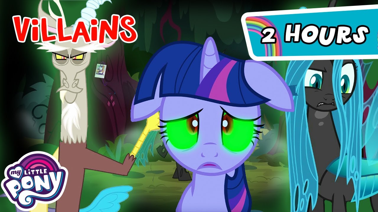 VILLAIN Episodes 😈🖤🧪 | My Little Pony: Friendship is Magic 🦄 | Full Episodes | 2 hours |