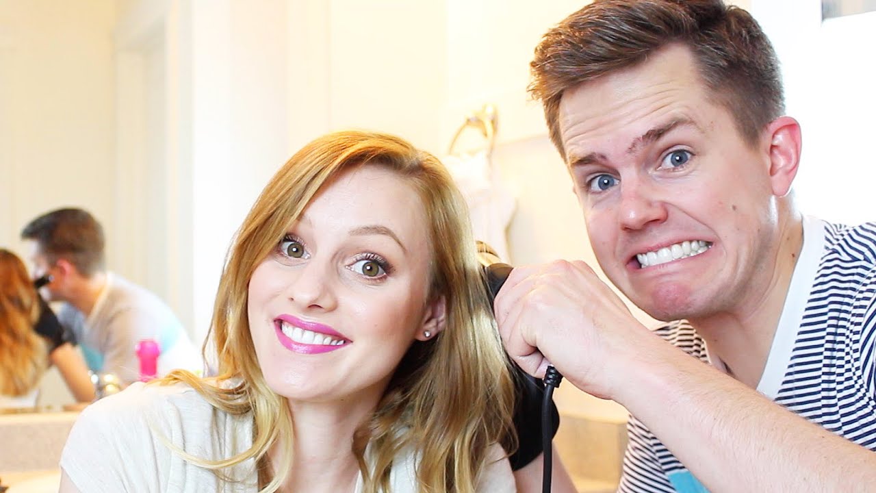 Husband Does My Hair!!