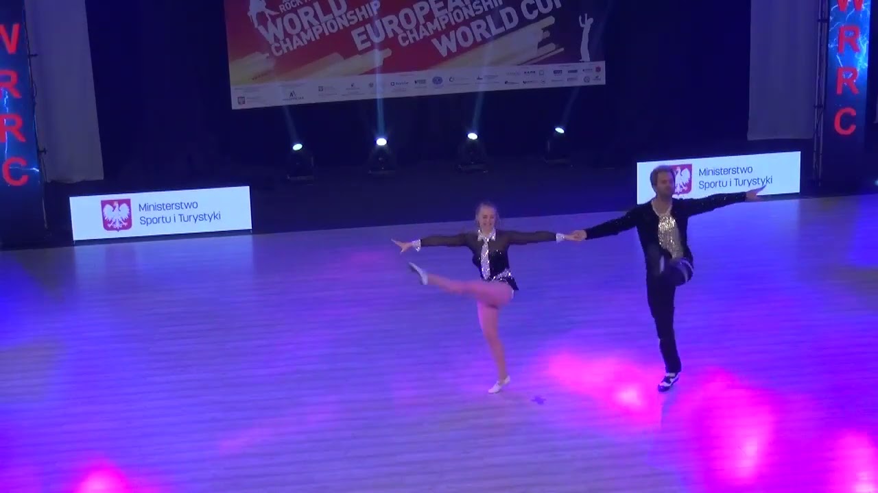Tobias Bludau und Michelle Uhl, Footwork Final World Cup MCFS Krakau 2022