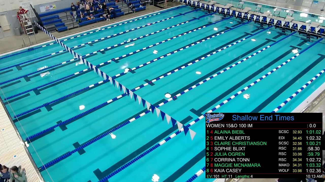 2/15/2026-SUNDAY-9:00 AM-Session 11- SHALLOW END-RSC President's Day Meet-Rochester Rec Center.