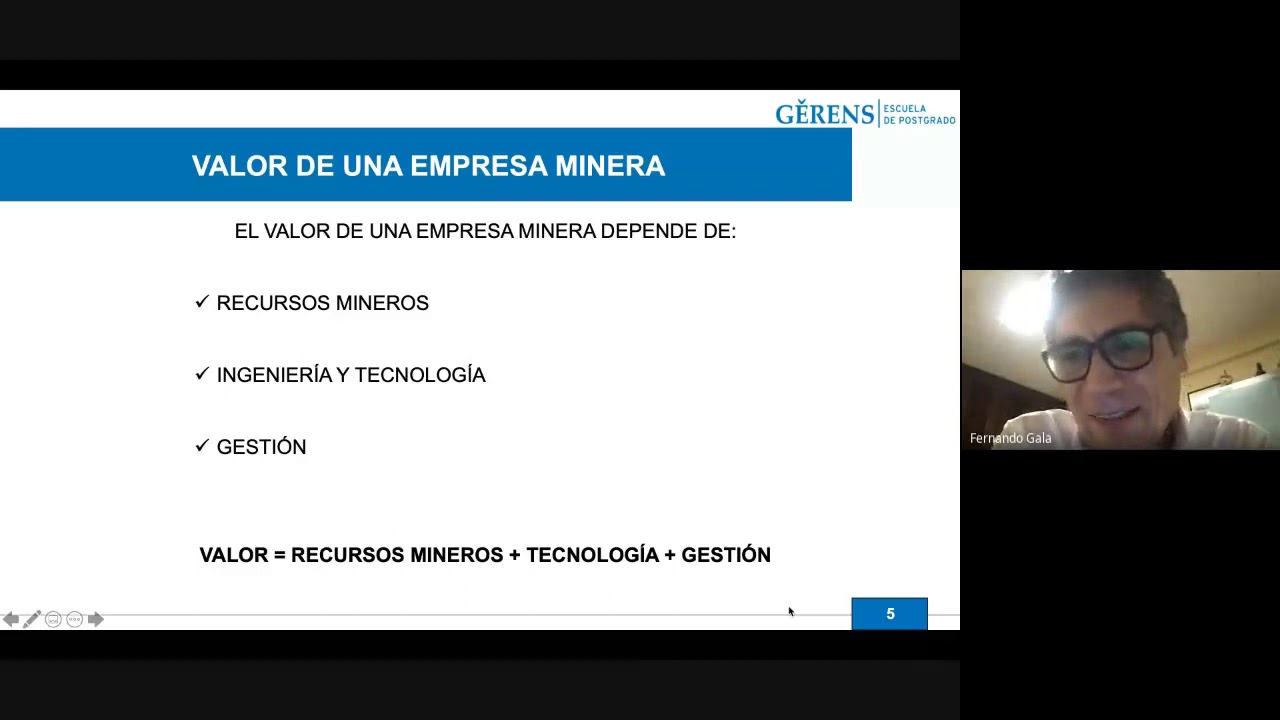 Charla La gestión de proyectos en una empresa minera
