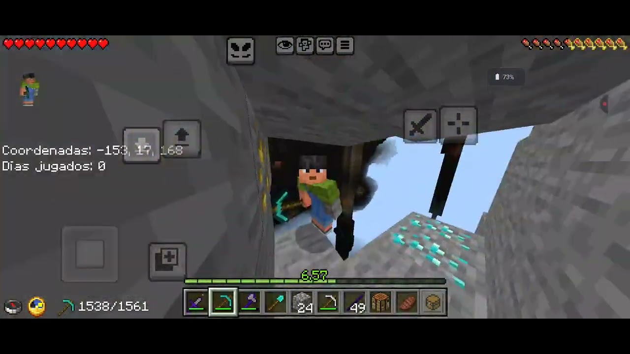 Survival cumbres heladas capitulo 1 nos hacemos armadura de diamante 