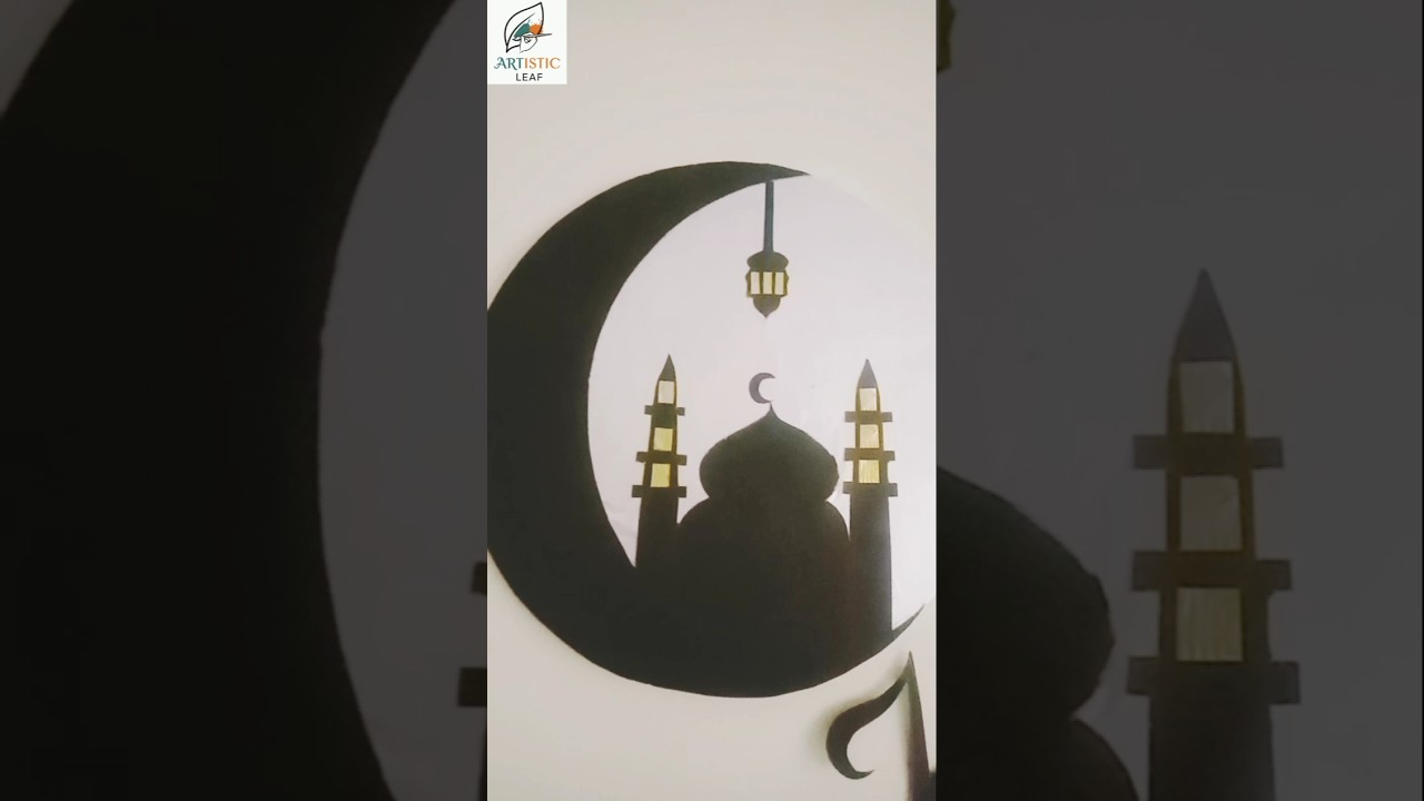 diy Ramadan craft/#homedecorcraft#easyramadandecor#papercraft