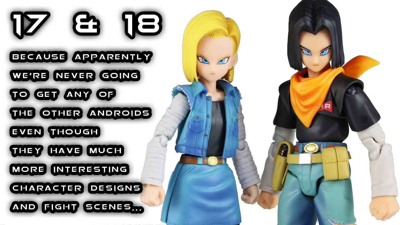 S.H. Figuarts ANDROID 17 & 18 Event Color Edition Exclusive Action Figure Review