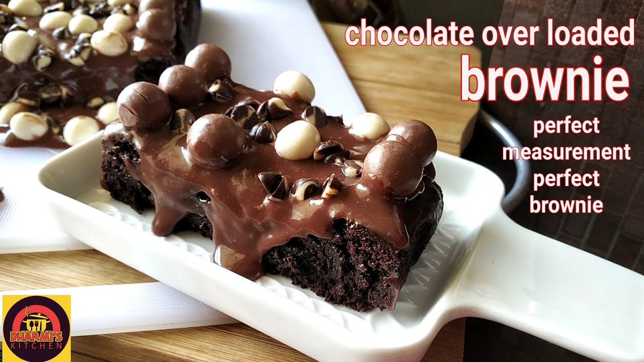 Chocolate Overloaded Brownie | Eggless Brownie | Homemade Brownie | Brownie Recipe
