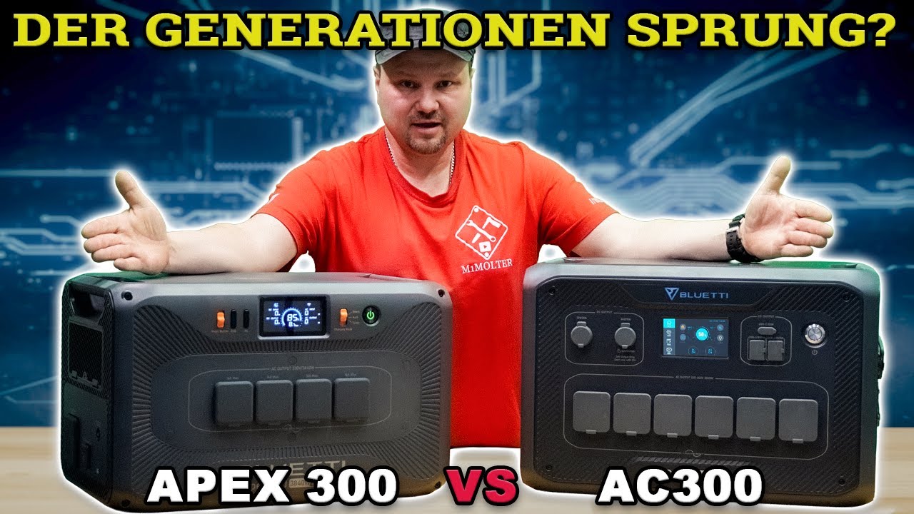 BLUETTI APEX 300 Test: Lohnt sich das Upgrade vom AC300? (Vergleich, Blackout-Vorsorge, 3840W)