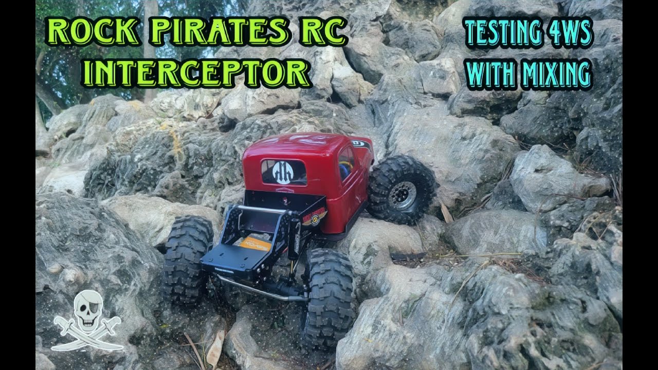 Rock Pirates RC Interceptor Build Testing The 4WS With Mixing