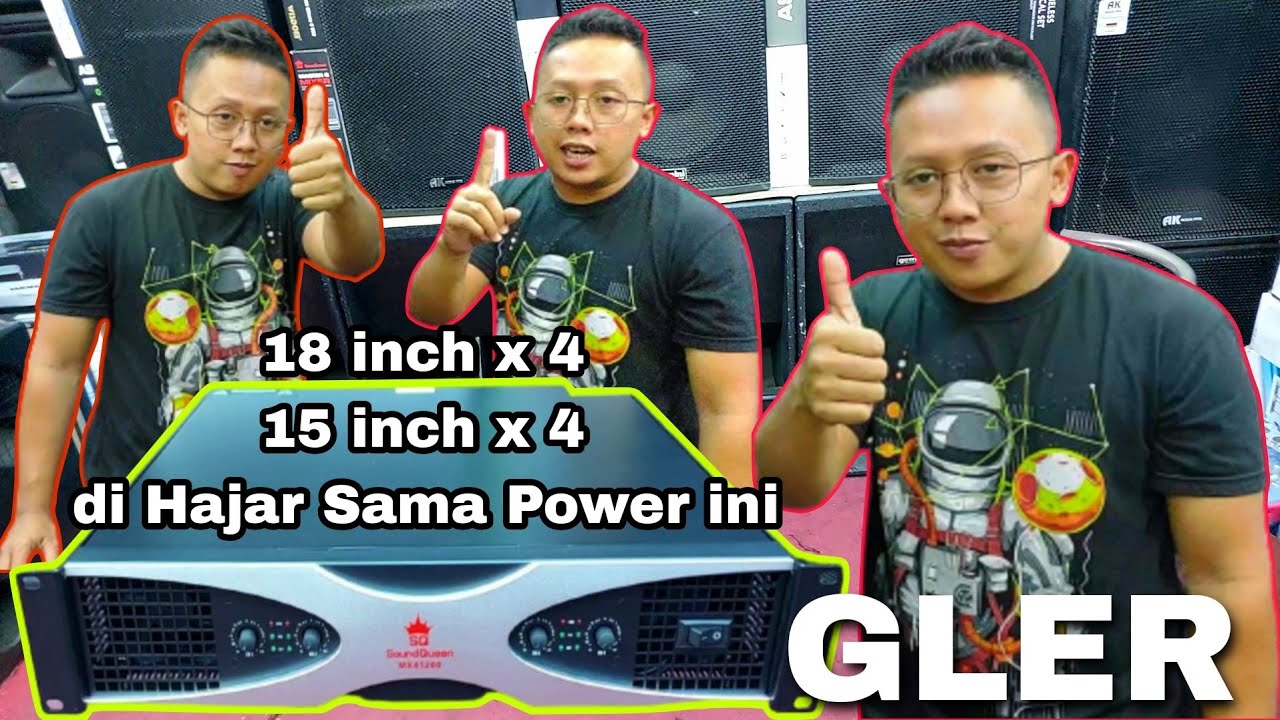 Mantap Bro! Si Kecil Cabe Rawit - Review & Cek Sound Power SOUNDQUEEN MX41200 - JOSHT GANDOSS