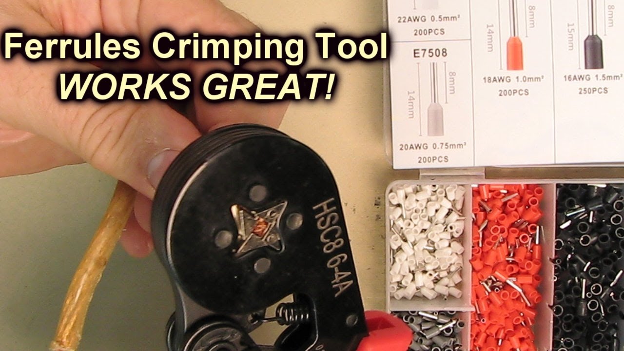 BEST Ferrules Crimping Tool Kit, Wieprima  Includes 1200PCS Wire Terminals REVIEW