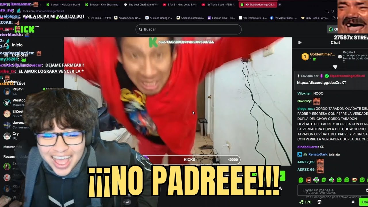 SACHA LE DONA AL PADRE DOMINGO Y ÉL SE TIRA DE CABEZA