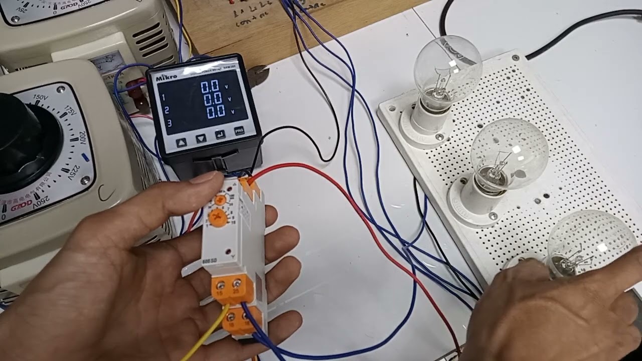 Hướng dẫn đấu nối, c&agrave;i đặt, test chức năng Timer khởi động Sao - Tam gi&aacute;c Selec 600SD