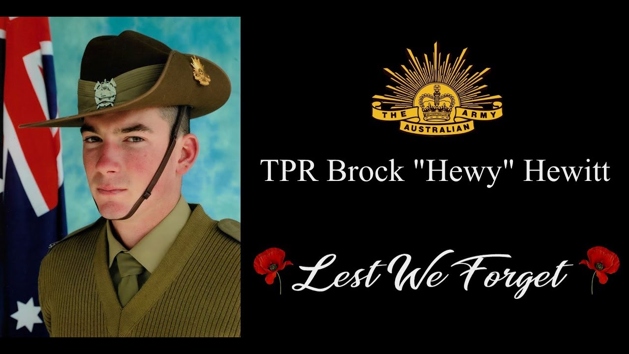 In the memory of Trooper Brock Hewitt