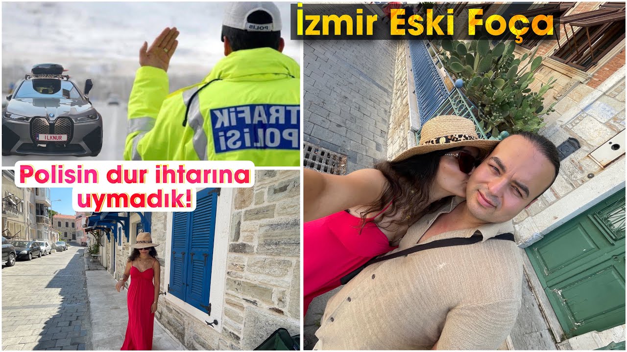 Polisin dur ihtarına uymadık! | İzmir Foça vlog | Eski Foça vlog | Gurbetçi aile | Tatil vlog