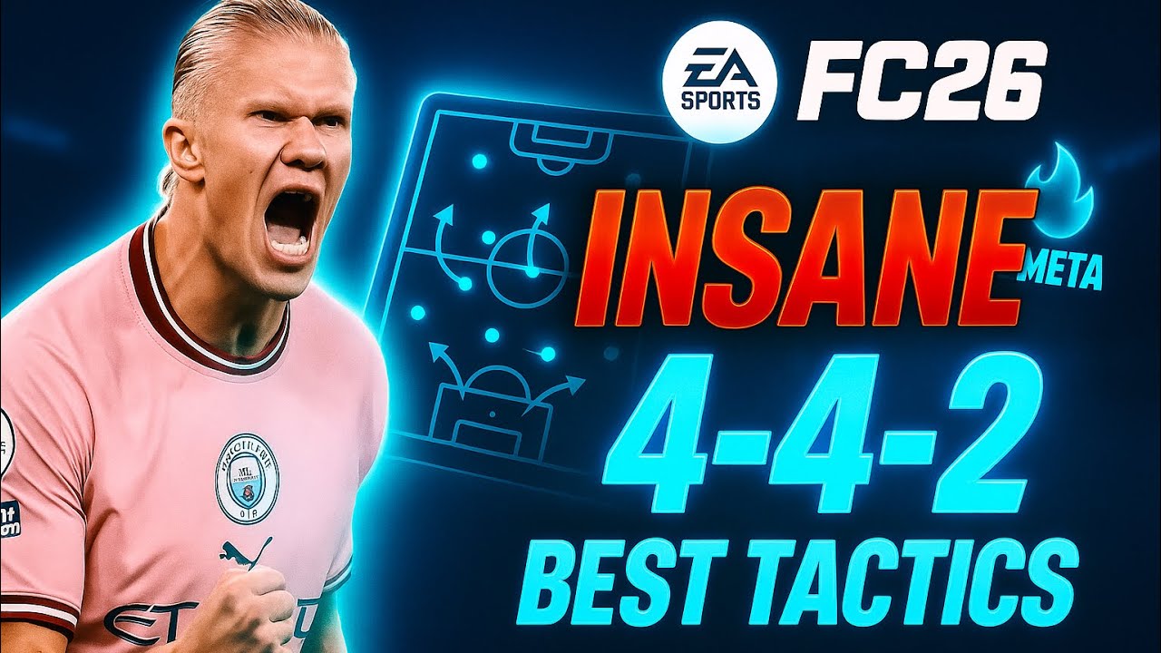 🚨 INSANE 4-4-2 Custom Tactics That DESTROY PLAYERS in FC26 🔥