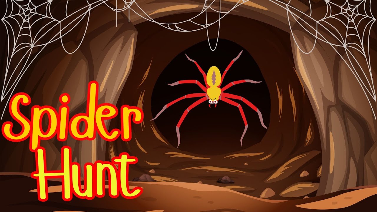 We're Going on a Spider Hunt | Bear Hunt | Nursery Rhymes | Educational Videos for Children
