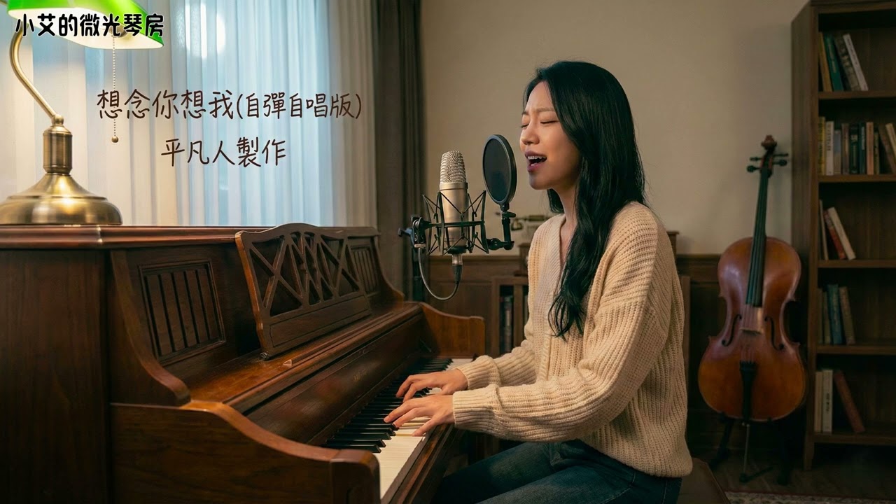 鼓起勇氣... 獻聲了🙈 周興哲《想念你想我》｜自彈自唱Cover🎹小艾的微光琴房