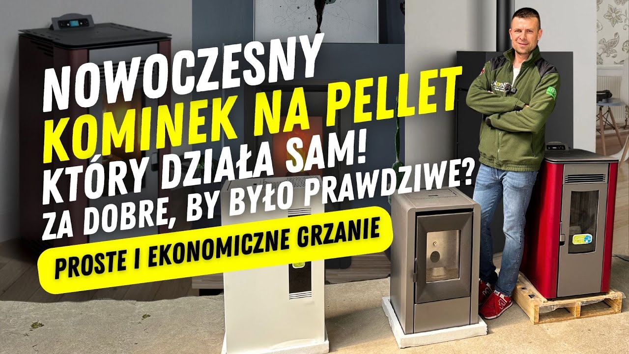 Kominek na pellet, który działa sam! Za dobre, by było prawdziwe? Proste i ekonomiczne grzanie