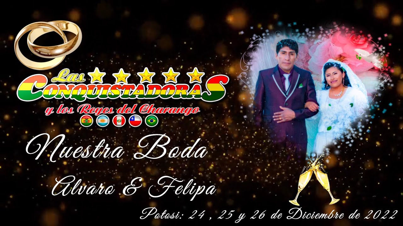 LAS CONQUISTADORAS EN  VIVO POTOSI  - BODA DE ALVARO & FELIPA ▷25/12/2022▷JCM PRODUCCIONES™ OFICIAL✓