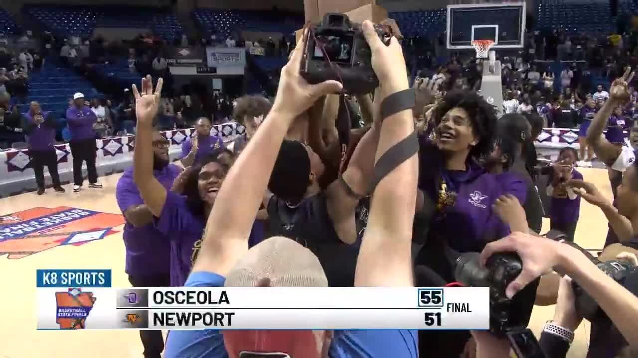 Osceola beats Newport, back-to-back 3A Boys Basketball State Championships