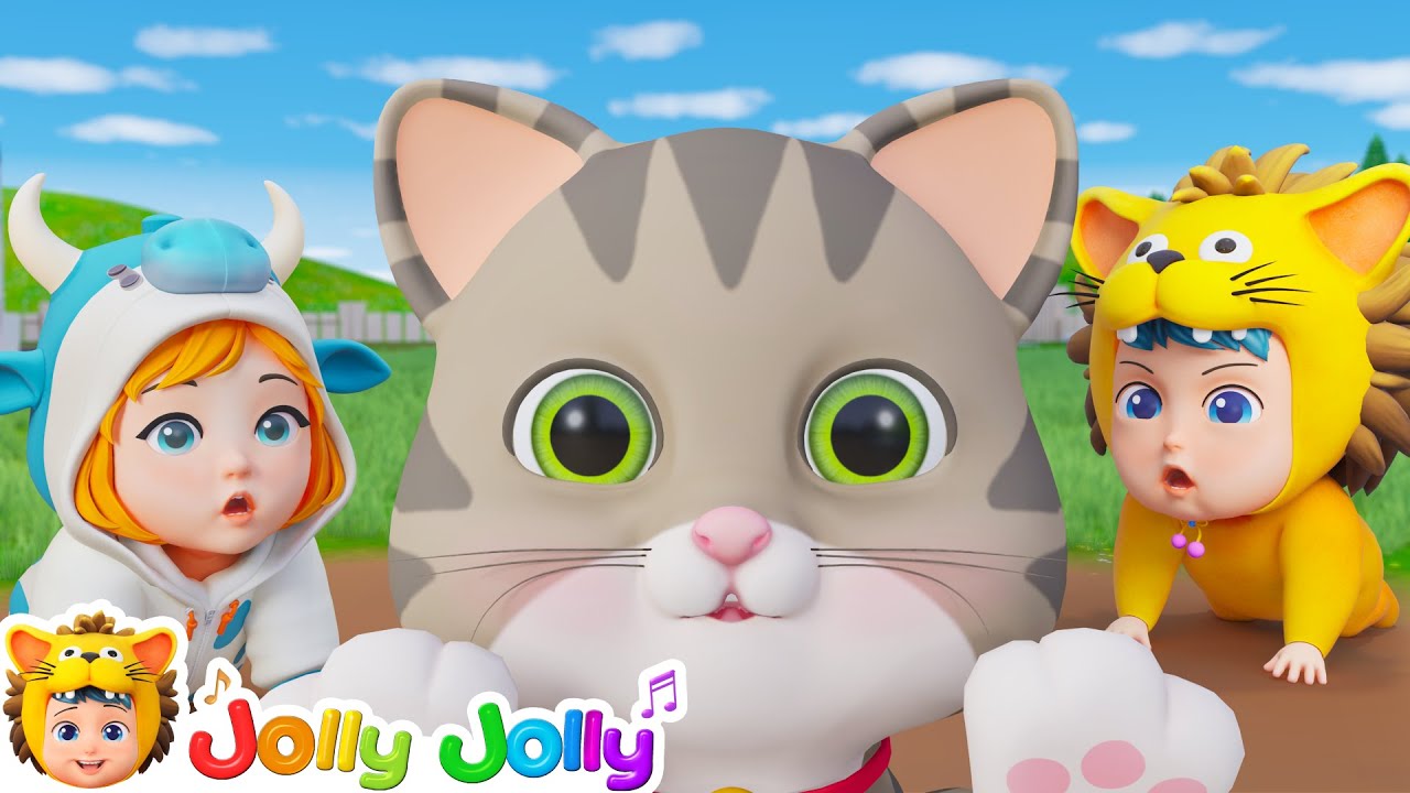 Where will the cat go? Pussy Cat, We Wish You a Merry Christmas + More | Jolly Jolly - Kids Songs