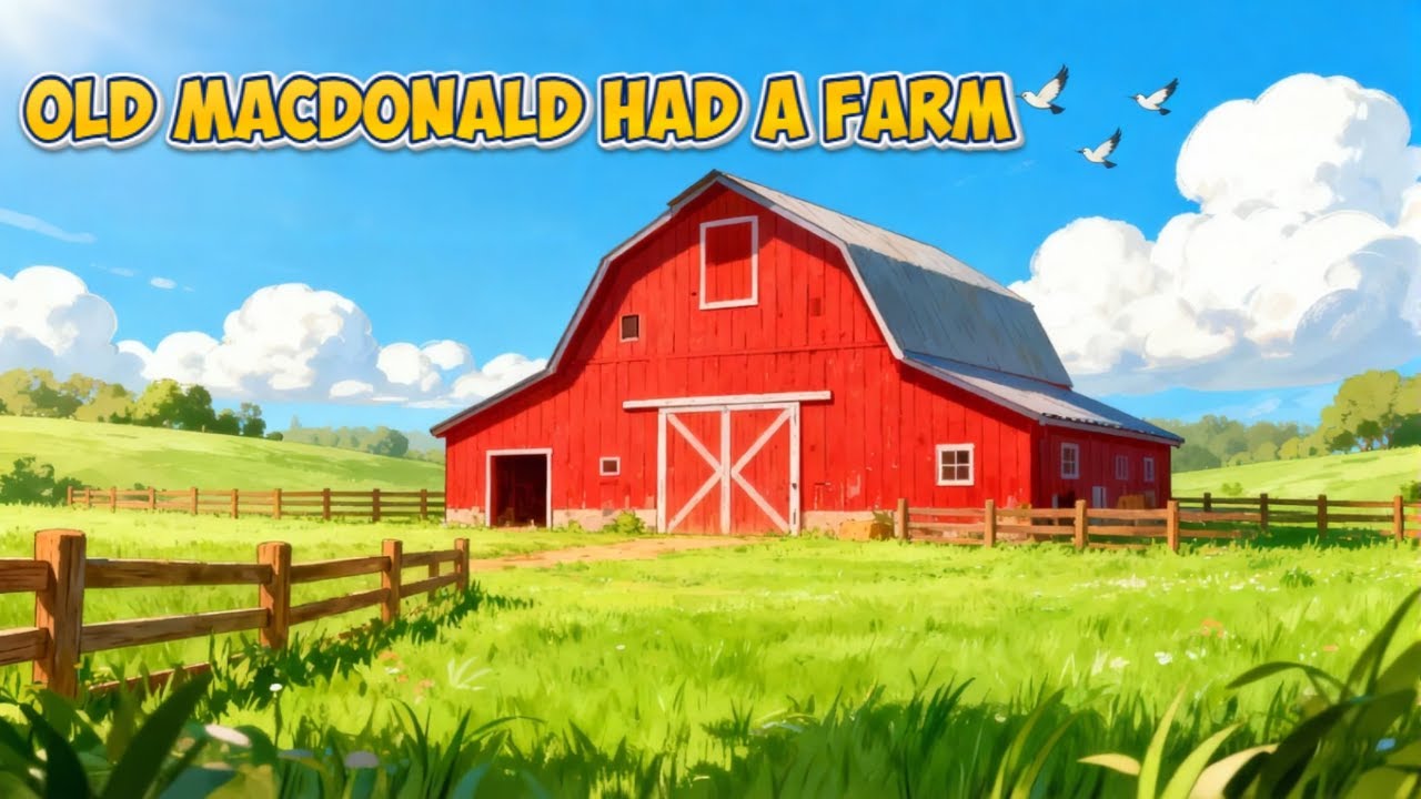 Old MacDonald Had a Farm 🐄🐑🦆 | Nursery Rhyme for Kids 🎶