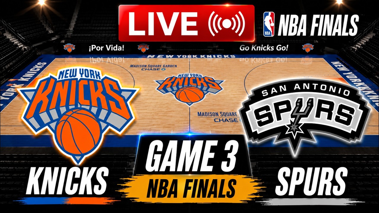 NBA LIVE!  San Antonio Spurs vs New York Knicks I June 8, 2026 NBA Finals Game 3 Full Game 2K