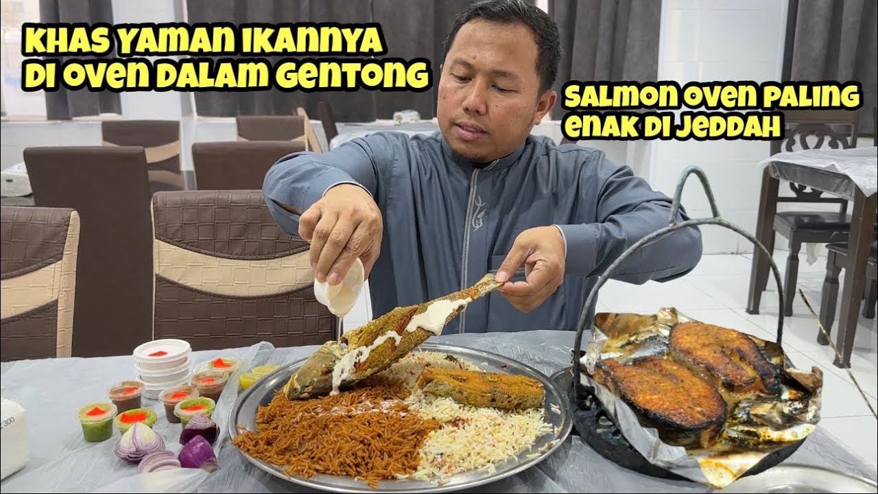 SALMON OVEN DALAM GENTONG SATU”NYA PALING UNIK DAN ENAK DI JEDDAH ARAB SAUDI