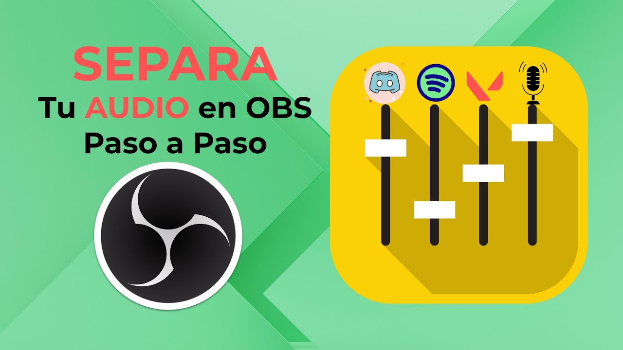 ¡Separa el audio en OBS Studio fácil y sin copyright!